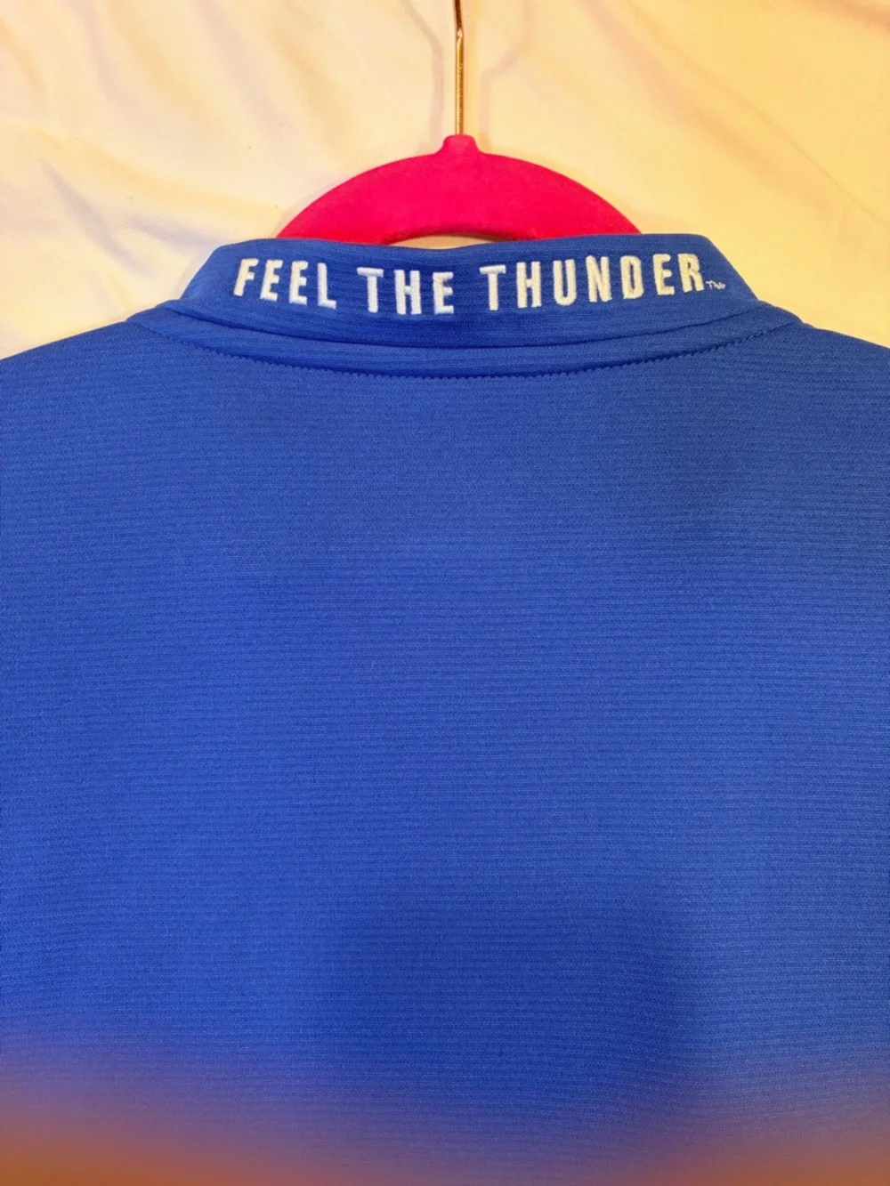 Nike Air Force Blue Dri-FIT Quarter-Zip Jacket. Size Large